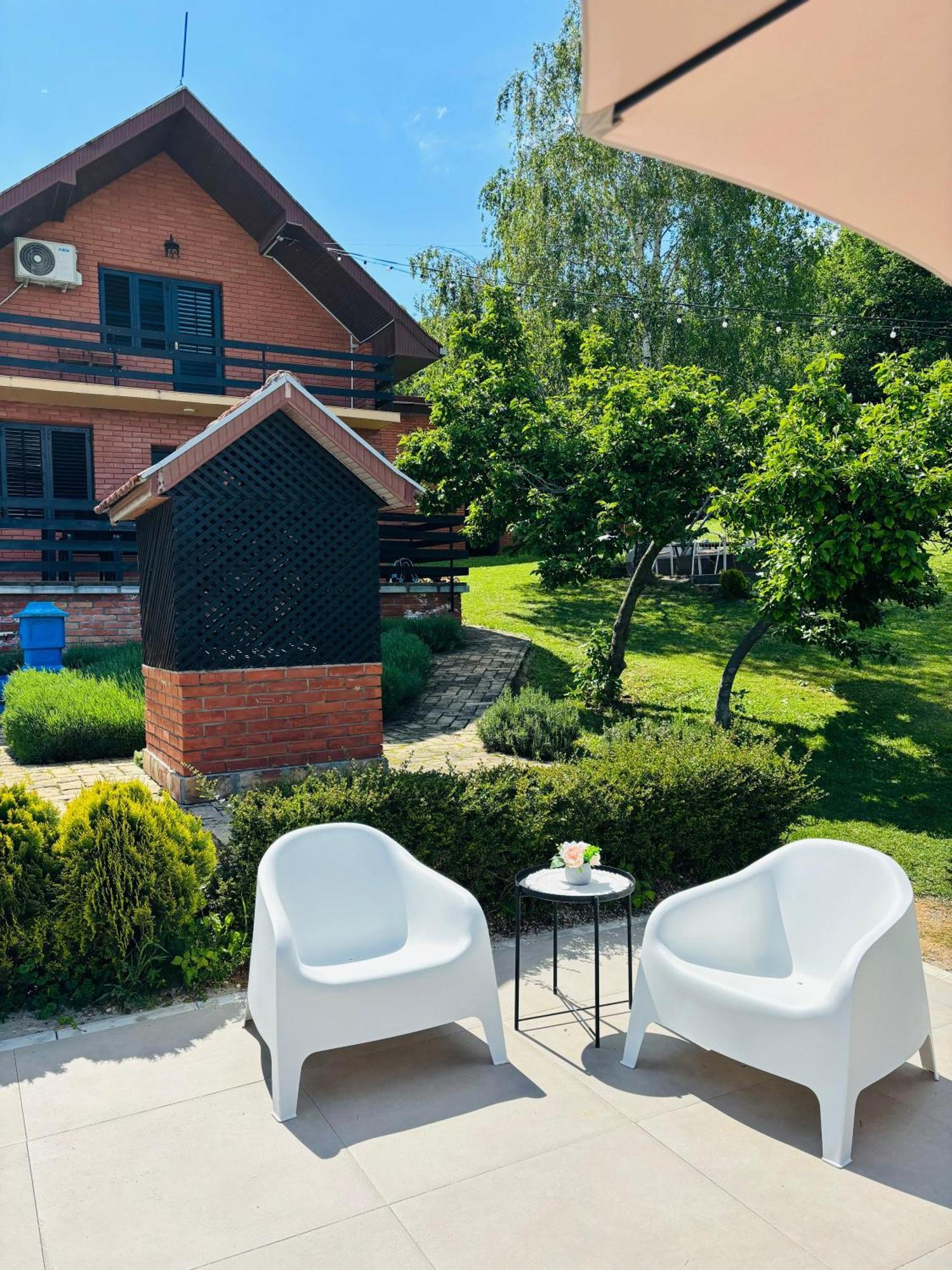 Villa Fruska Pool House à Sremska Kamenica Extérieur photo